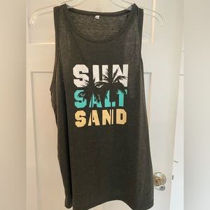 Sun Salt Sand Shirt. Size says 2XL. Runs more like a Large